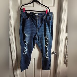 Rue+ sz22 nwt Distressed Blue Denim Jeans